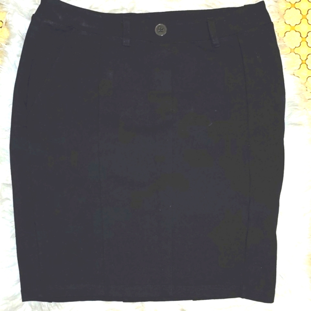 Betabrand Black Mini Skirt